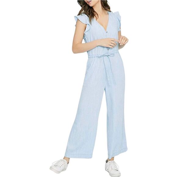Sanctuary Mica Ruffle Sleeve Jumpsuit - Picture 1 of 8